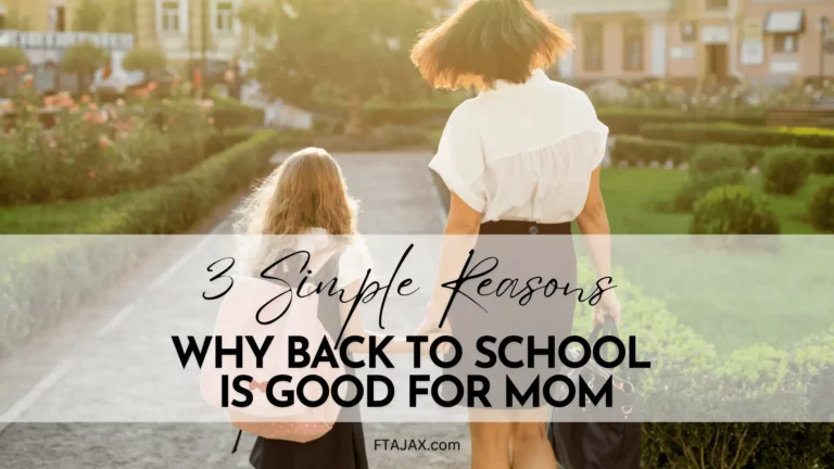 3 Simple Reasons Why Back to School is Good for Mom
