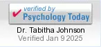 Dr. Tabitha Johnson verified by Psychology Today